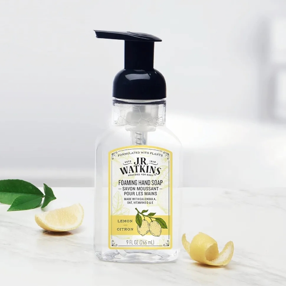 J.R. Watkins Foaming Hand Soap - Lemon  Moisturizing Made In America Natural